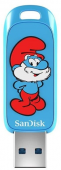 SanDisk atm. raktas 128GB Smurfs USB Type A        