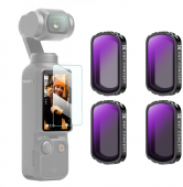 K&F Concept DJI Osmo Pocket 3 Magnetic Filter 4 pcs Set (ND4+ND8+ND16+ND32)