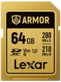 Lexar atm.korta SD 64GB SDXC ARMOR Gold R280/W210         