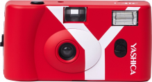 YASHICA MF-1 daugkartinis fotoaparatas Snapshot Art Camera (Red)   