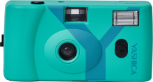YASHICA MF-1 daugkartinis fotoaparatas Snapshot Art Camera (Turquoise)   
