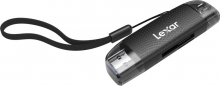 Lexar kortelių skaitytuvas Dual Slot USB-A/C (LRW310X) Supports microSD and SD cards (USB 3.1)     