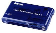 Hama kortelių skaitytuvas USB2.0 35in1