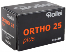 Rollei fotojuosta Ortho 25 plus 135-36