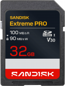 SanDisk atm. korta SD 32GB SDXC Extreme Pro 100MB/s V30