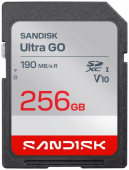 SanDisk atm. korta SD 256GB SDXC Ultra Go 190MB/s V10        