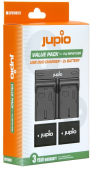 Jupio Kit: 2x Battery NP-W126 + USB Duo Charger