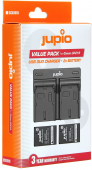 Jupio Kit: 2x Battery LP-E12 + USB Duo Charger