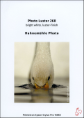 Hahnemühle popierius Luster 260, 10x15 cm/50  
