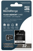MediaRange atm. korta micro SDHC 32GB
