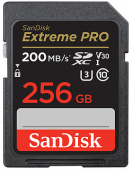 SanDisk atm. korta SD SDXC 256GB Extreme Pro 200MB/s