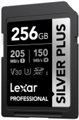 Lexar atm.korta SDXC Silver Plus 256GB R205/W150 (V30)
