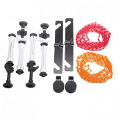Powerlux laikiklis dviems fonams su grandinėmis (Z6SYST2)