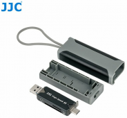 JJC atminties kortelių dėklas su skaitytuvu MCR-STM5GB