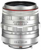 Pentax 20-40mm F2.8-4 ED HD DA Limited DC WR Sidabrinis