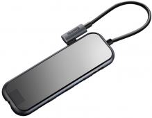 Baseus USB HUB USB-C, 3xUSB3.0, HDMI, RJ45