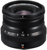 Fujifilm objektyvas XF 16mm F2.8 R WR (Juodas)