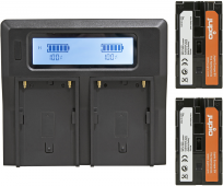 Jupio PowerLED Batterypack 2xNP-F970 + Duo Charger