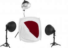 Quadralite Lightbox 3 lamp set LH-35