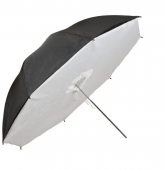 Powerlux skėtis-šviesdėžė juoda balta 100cm
