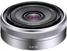 Sony objektyvas E 16mm f/2.8 Pancake