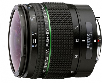PENTAX HD DA Fish-Eye 10-17mm f/3.5-4.5 ED