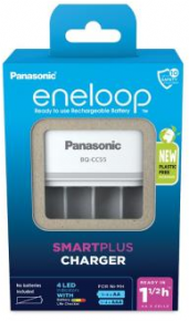 Panasonic Eneloop įkroviklis BQ-CC55E, Boom