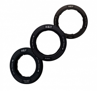 H&Y kintamų filtro adapterių rinkinys 37-49mm, 46-62mm, 67-82mm