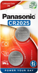Panasonic baterijos CR-2025L/2BP