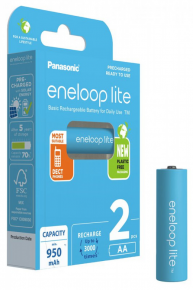Panasonic Eneloop baterijos Lite AA 950mAh-2BP, BOOM