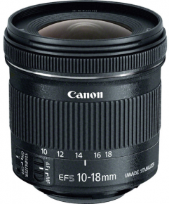 Canon объект.  EF-S 10-18mm f/4.5-5.6 IS STM 