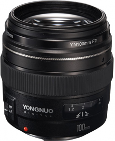 YongNuo objektyvas YN 100mm f/2 (Nikon FX)
