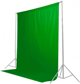 Caruba medžiaginis fonas 2x3m Chroma Green
