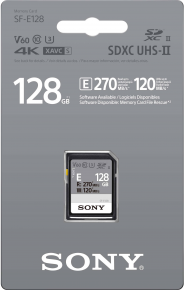 Sony atm.korta SDXC Professional cl10 UHS-II 128GB R270 W120