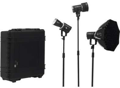 Aputure šviestuvas Storm 80c 3-Light kit