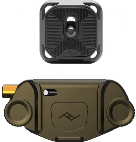 Peak Design laikiklis Capture® Camera Clip Kelp (V3) su plokštele