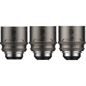 DZOFilm objektyvai Arcana Anamorphic Prime 3-Lens Kit (ARRI PL, Titanium)