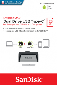 SanDisk atm. raktas USB-C 128GB Dual Drive  