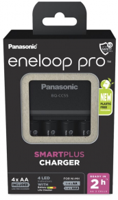 Panasonic Eneloop įkroviklis KJ55HCD40E 4xAA 2500mAh 2 val. Boom