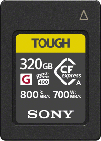 Sony atm. korta 320GB CFexpress Type A TOUGH