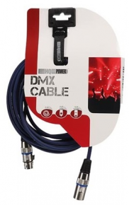 Kabelis XLR 3pin kištukas - XLR 3pin lizdas 5m (PAC103)
