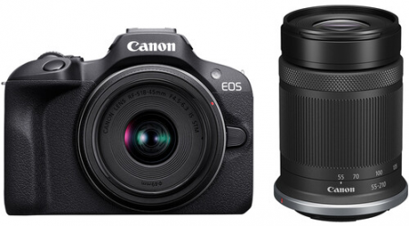 EOS R100 + RF-S 18–45MM IS STM + RF-S 55-210MM F5-7.1 IS STM