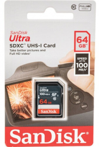 Sandisk atm. korta SD 64GB ULTRA 100MB/s