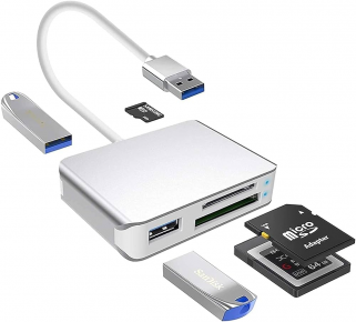 XQD/SD/MSD kortelių skaitytuvas USB 3.0 