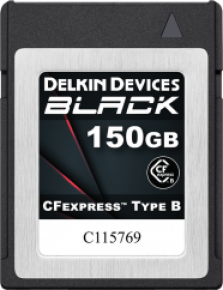 Delkin atm.korta CFexpress Black 150GB R1725/W1530    