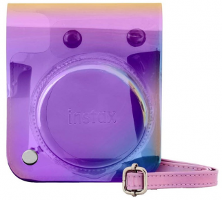 Fujifilm dėklas Instax Mini 12 Skaidrus, vaivorykštinis