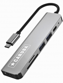 Caruba skaitytuvas 6-in-1 USB-C Hub