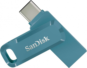 SanDisk atm. raktas USB-C 128GB Dual Drive Go (mėlyna)