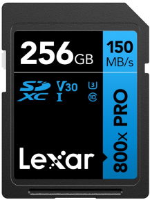 Lexar atm.korta SD 256GB SDXC 800x Pro R150/45MB