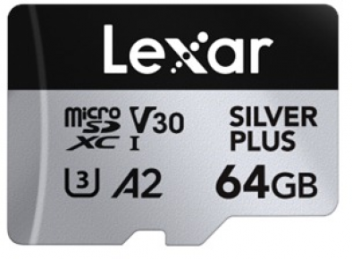 Lexar atm.korta SDXC micro Silver Plus 64GB R205/W150